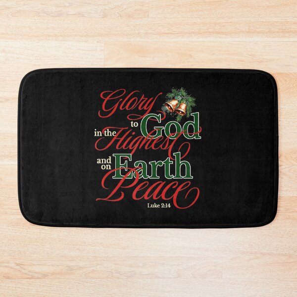 Item preview, Glory To God In The Highest Luke 214 Bible Verse designed and sold by WayTBeenkenArt.