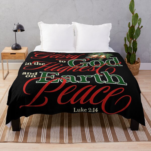 Item preview, Glory To God In The Highest Luke 214 Bible Verse designed and sold by WayTBeenkenArt.