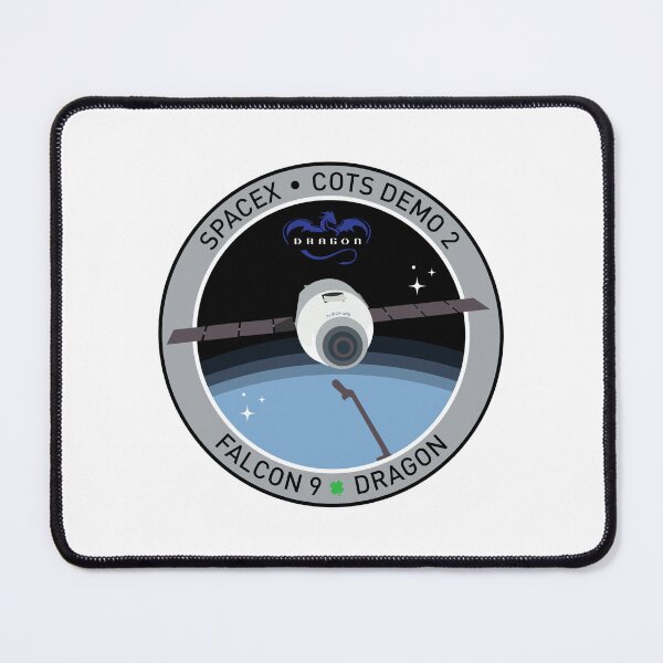 Item preview, SpaceX COTS Demo 2 First Dragon Flight to ISS Mission Patch designed and sold by CharlieDesings.