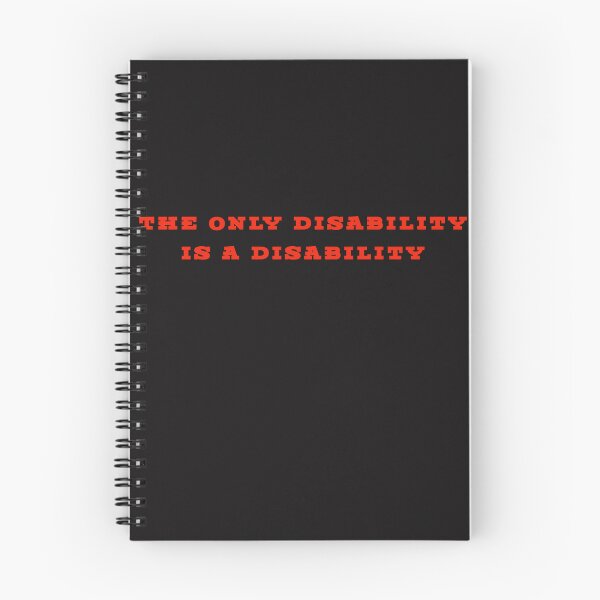 Item preview, The Only Disability is a Disability  designed and sold by Disabledland.