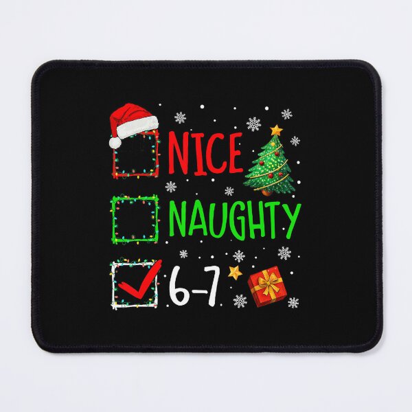 Item preview, Christmas Nice Naughty 67 Brainrot Funny 67 Meme Slang designed and sold by gladysenglish.