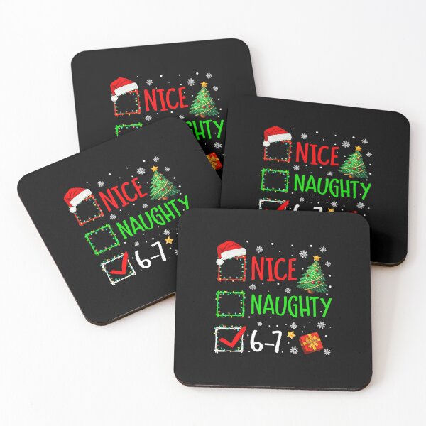 Item preview, Christmas Nice Naughty 67 Brainrot Funny 67 Meme Slang  designed and sold by gladysenglish.