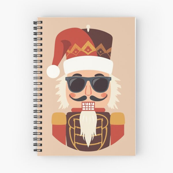 Item preview, Cool Nutcracker Christmas Art | Santa Hat & Sunglasses Retro Holiday Illustration designed and sold by AM-little-shop.