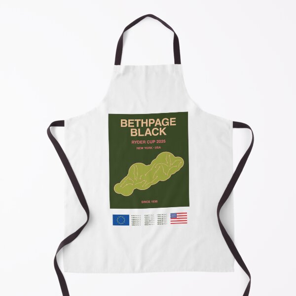 Item preview, Minimalist Bethpage Black Ryder Cup Line Print designed and sold by The Circuit Collection.