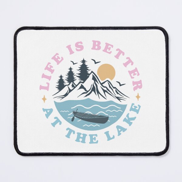 Item preview, Life Is Better at The Lake Apparel and Home Decor designed and sold by Compass and a Camera.