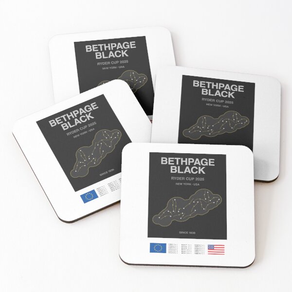 Item preview, Minimalist Bethpage Black Ryder Cup Line Print designed and sold by CircuitDesign.