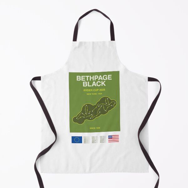 Item preview, Minimalist Bethpage Black Ryder Cup Line Print designed and sold by The Circuit Collection.