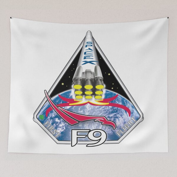 Item preview, SpaceX Falcon 9 First Flight Maiden Voyage Mission Patch designed and sold by CharlieDesings.
