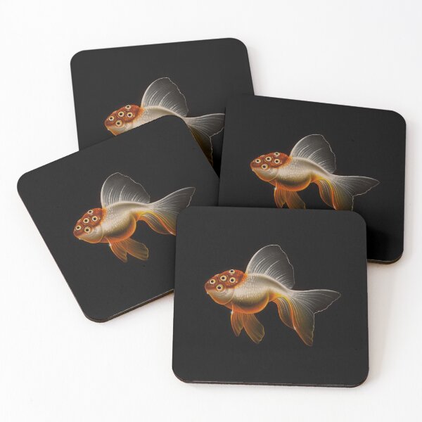 Item preview, Mutant Goldfish, Golden Eye Fish designed and sold by Abbyss Lowbrow Art.