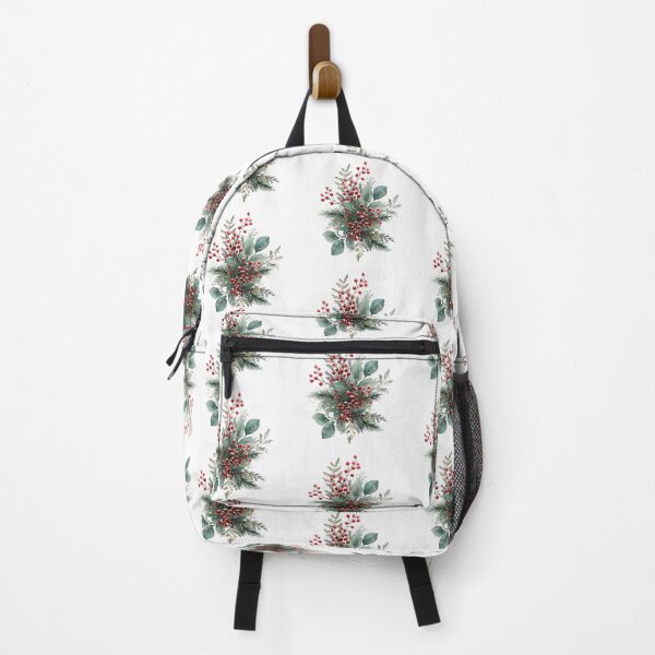 Item preview, Holly Berry & Pine Spray – Classic Christmas Botanical Watercolor designed and sold by PaperieJennifer.