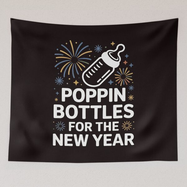 Item preview, Funny Nurse Design – Poppin Bottles for the New Year designed and sold by Redgiant87x.