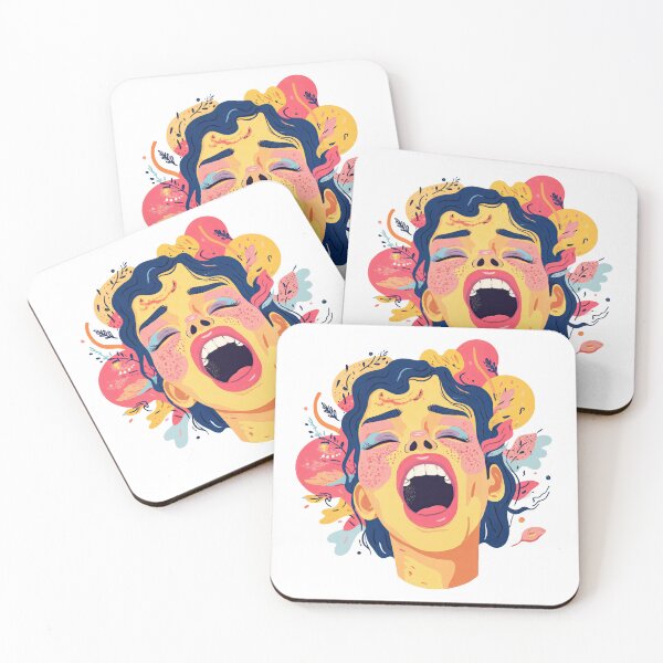 Item preview, Scream in Color: Abstract Emotion Unleashed designed and sold by ForeverPrintsOK.