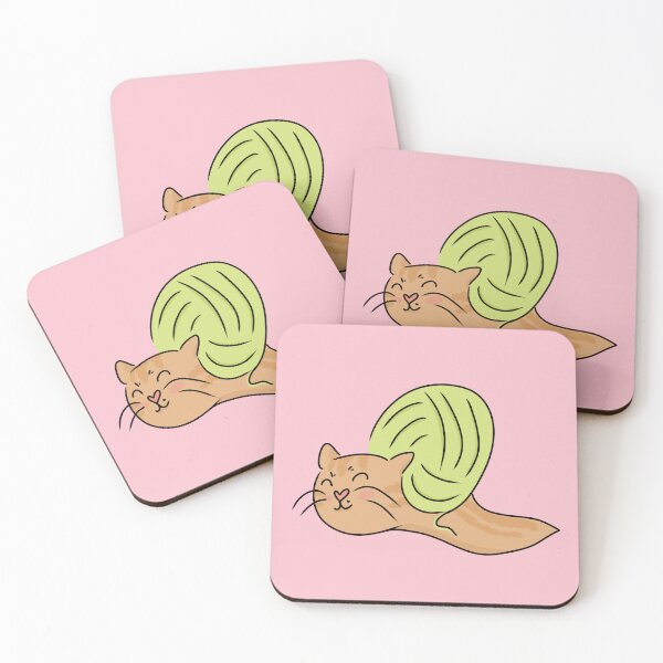 Item preview, Cute Yarn Cat Snail Funny Gift for Cat Lovers designed and sold by HugSomeNettles.