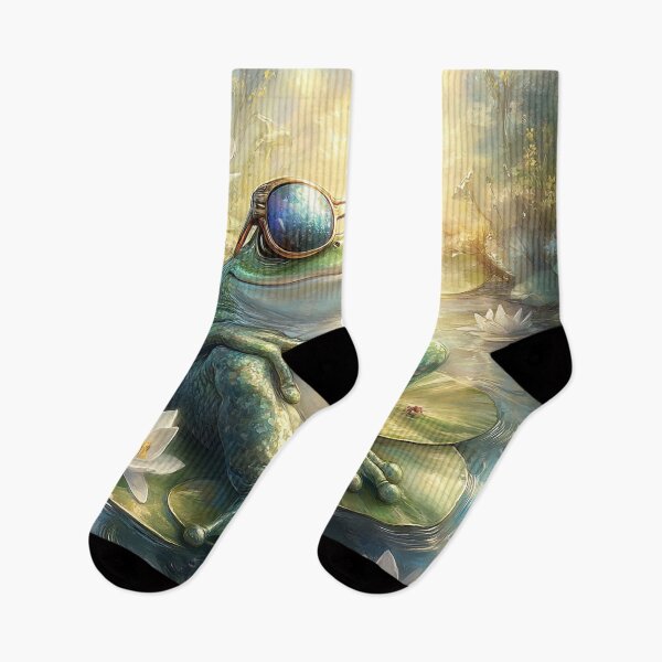 Item preview, "Golden Hour Cool: The Pond Philosopher" designed and sold by bloorose.