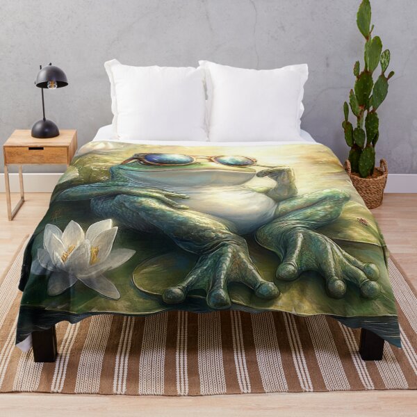 Item preview, "Golden Hour Cool: The Pond Philosopher" designed and sold by bloorose.