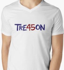 TRE45ON Men's V-Neck T-Shirt