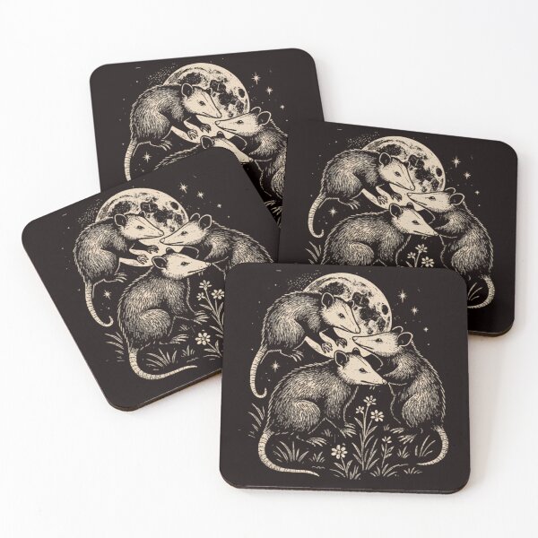 Item preview, Funny Possum Moon, Vintage Washed Graphic designed and sold by DesignDenDo ⭐⭐⭐⭐⭐.