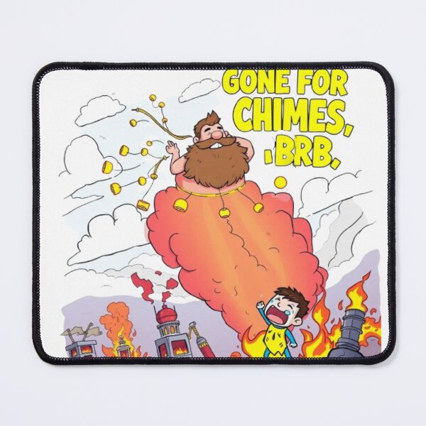Item preview, GONE FOR CHIMES, BRB - League of Legends Support Meme designed and sold by Drip Theory.