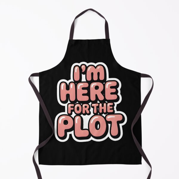 Item preview, Pastel Glossy Typography – Here for the Plot Quote Design designed and sold by SoftyDesigns.