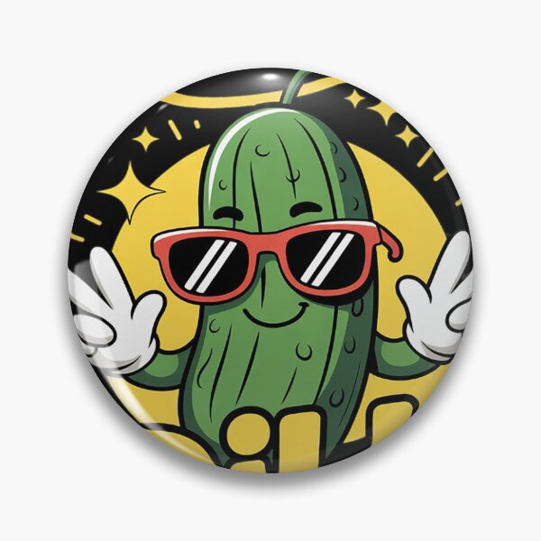 Artikelvorschau, Dill With It Pickle Vegetable Pun entworfen und verkauft von BeetleMalon.