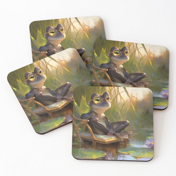 Item preview, "Marshland Muse: The Bloom-Crowned Thinker" designed and sold by bloorose.