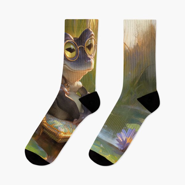 Item preview, "Marshland Muse: The Bloom-Crowned Thinker" designed and sold by bloorose.