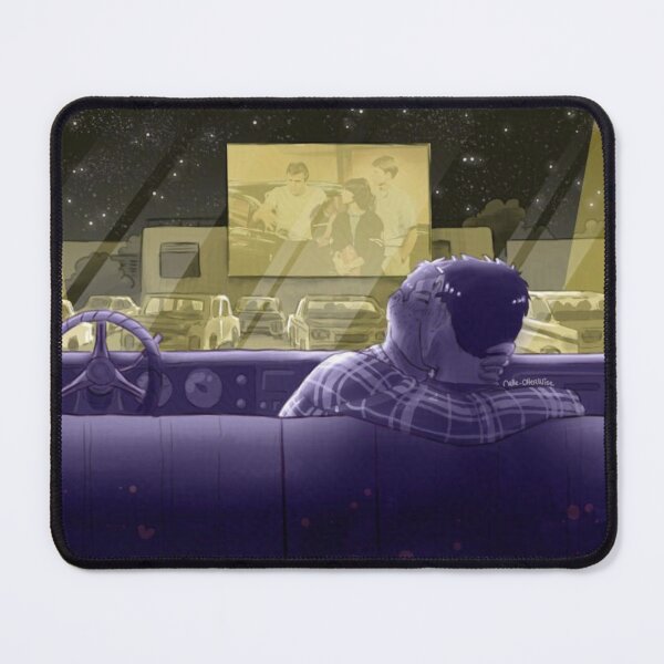 Item preview, Destiel kiss in the Impala drive-in movie designed and sold by Melle-OtterWise.