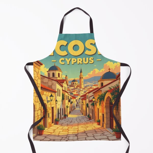 Artikelvorschau, Nikosia, Zypern: Reiseplakat im Vintage-Stil mit malerischem Motiv entworfen und verkauft von LSVart.