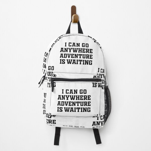 Item preview, I Can Go Anywhere Adventure Is Waiting Funny Gift - Explorer Wanderlust Travel Quote - Mountain Wild Nature Road Trip designed and sold by karibov.