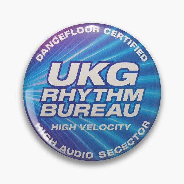 Item preview, UKG Rhythm Bureau – High-Velocity UK Garage Sticker designed and sold by |TRSSHOP|.