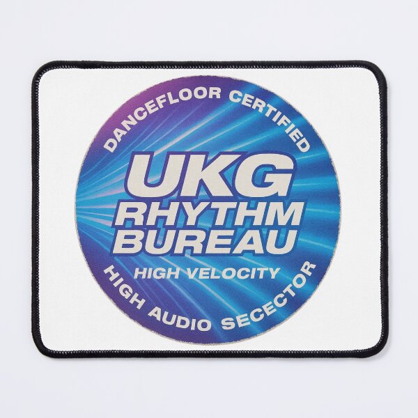 Item preview, UKG Rhythm Bureau – High-Velocity UK Garage Sticker designed and sold by |TRSSHOP|.