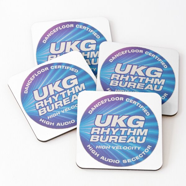 Item preview, UKG Rhythm Bureau – High-Velocity UK Garage Sticker designed and sold by |TRSSHOP|.