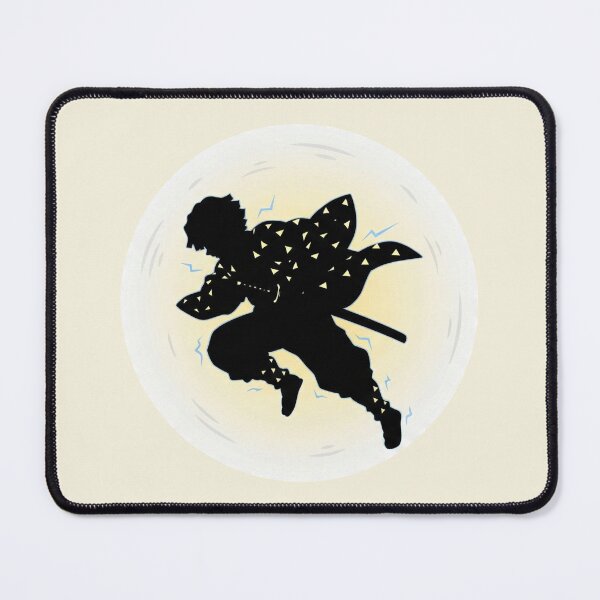 Item preview, Moonlit Thunder Swordsman Silhouette – Dynamic Anime Lightning Aesthetic designed and sold by AnimeFlash_0.