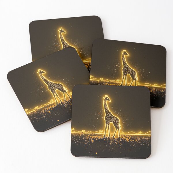 Item preview, Wild Energy Neon Giraffe — Digital Identity Art Fashion designed and sold by SavannaStrikes.