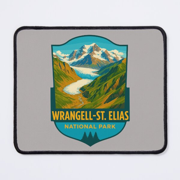 Item preview, Wrangell–St. Elias Alaska Mountain Sticker designed and sold by Ismeal Von.