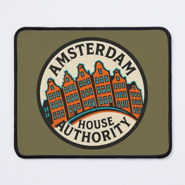 Item preview, Amsterdam House Authority – Deep House Culture Badge designed and sold by |TRSSHOP|.