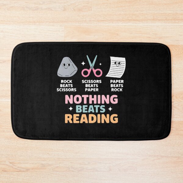 Item preview, Rock Paper Scissors Teacher Librarian Nothing Beats Reading designed and sold by AntoinetteKris.