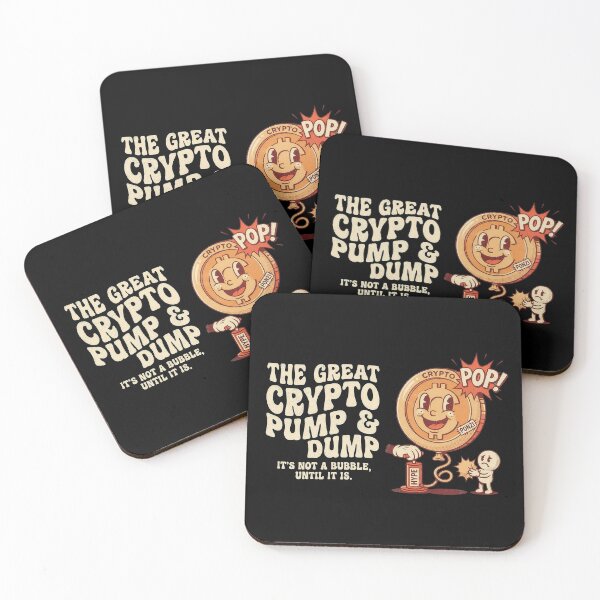 Item preview, The Great Crypto Pump & Dump - Vintage Cartoon Satire designed and sold by NetrunnerZero.