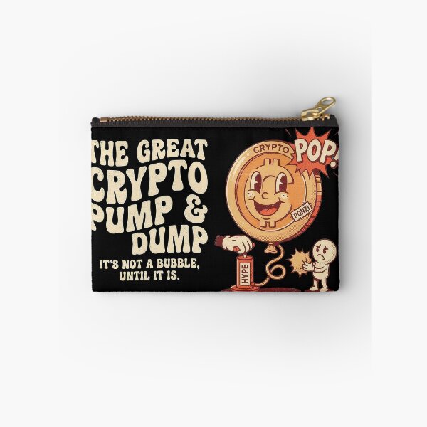 Item preview, The Great Crypto Pump & Dump - Vintage Cartoon Satire designed and sold by NetrunnerZero.