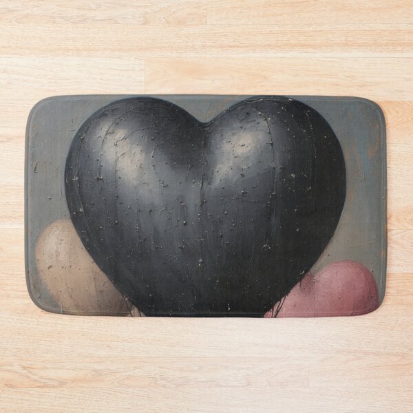Item preview, Abstract dark heart made of textured paint designed and sold by Mianku | Für das Leben.