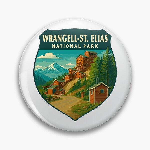 Item preview, Wrangell–St. Elias Alaska Mountain Sticker designed and sold by Ismeal Von.