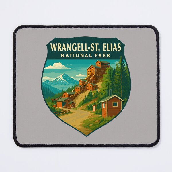 Item preview, Wrangell–St. Elias Alaska Mountain Sticker designed and sold by Ismeal Von.