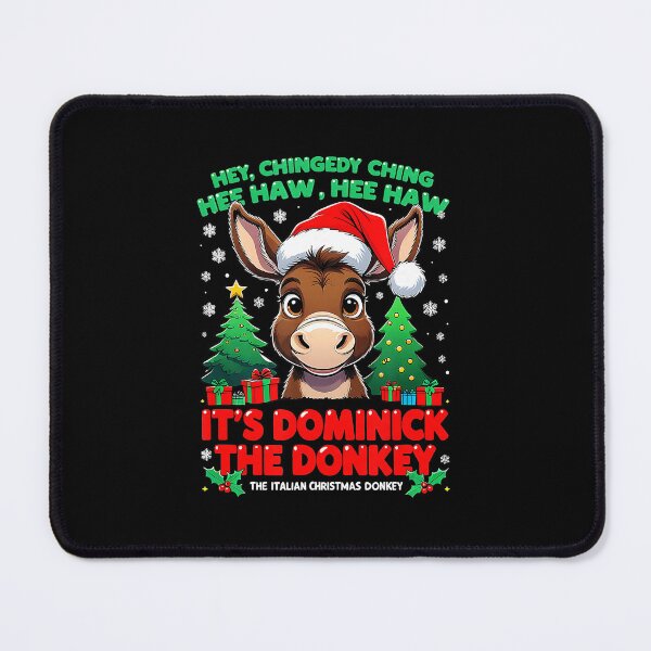 Item preview, Dominick Donkey Cheer Mi Burrito Sabanero Mexican Christmas designed and sold by JEFDodsonArt.