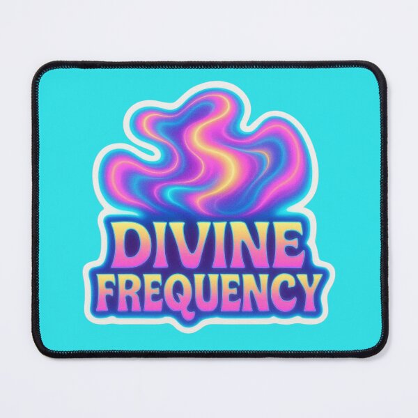 Item preview, Divine Frequency – Psychedelic Energy Wave Sticker designed and sold by |TRSSHOP|.