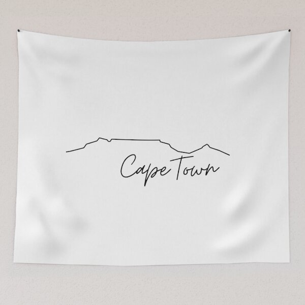 Item preview, Table Mountain Minimalist Line Art - Cape Town Travel designed and sold by Marlienart.