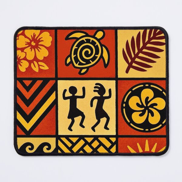 Item preview, Hawaii Polynesian Pattern - Tropical Island Tribal Art designed and sold by Myra365Art.