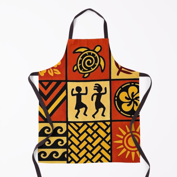 Item preview, Hawaii Polynesian Pattern - Tropical Island Tribal Art designed and sold by Myra365Art.