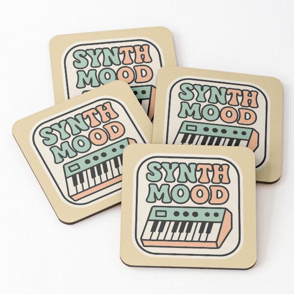Item preview, Synth Mood – Retro Analog Keyboard Sticker designed and sold by |TRSSHOP|.