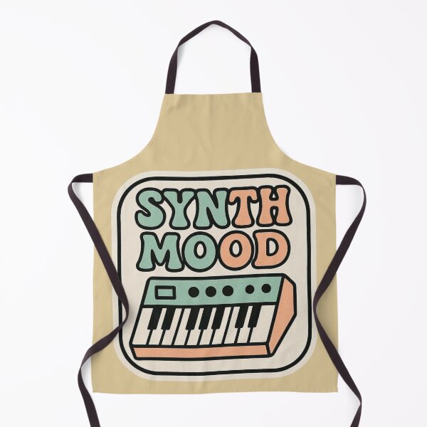 Item preview, Synth Mood – Retro Analog Keyboard Sticker designed and sold by |TRSSHOP|.
