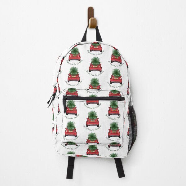 Item preview, Red Fiat 500 car with Christmas tree, driving designed and sold by OhNoNotAgain42.